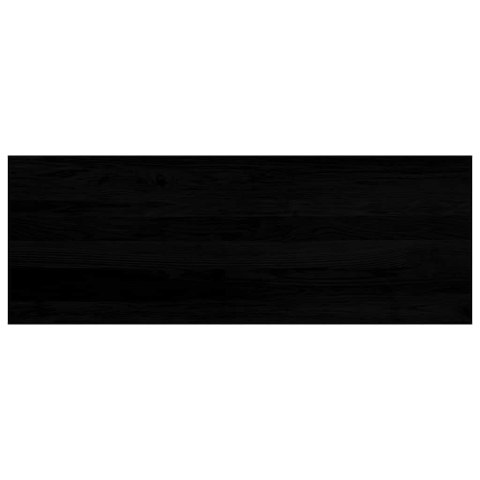 Parapety 2 szt., ciemnobrązowy, 110x40x2 cm, lite drewno dębowe  Lumarko!
