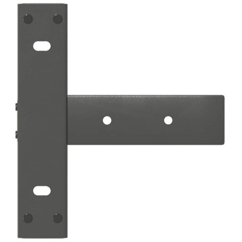 Nogi do stołu konsolowego, 2 pcs., antracyt, 20x28x(72-73) cm  Lumarko!