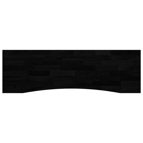 Blat biurka, ciemnobrązowy, 160x50x2,5 cm, lite drewno dębowe  Lumarko!