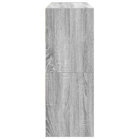 Stojaki na buty 2 szt., sztaplowany, szary dąb, 89,5x30x40 cm  Lumarko!