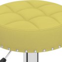Stołki barowe, 2 szt., zielone, tapicerowane tkaniną  Lumarko!