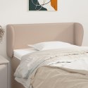 Zagłówek uszak, cappuccino, 83x23x78/88 cm, sztuczna skóra  Lumarko!