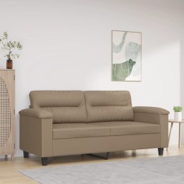 2-osobowa sofa, kolor cappuccino, 140 cm, sztuczna skóra  Lumarko!