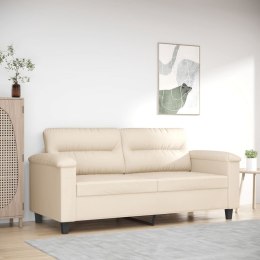 Sofa 2-osobowa, beżowy, 140 cm, tapicerowana mikrofibrą  Lumarko!