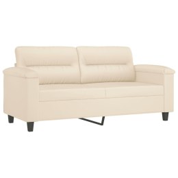 Sofa 2-osobowa, beżowy, 140 cm, tapicerowana mikrofibrą  Lumarko!