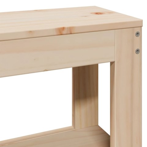 Rama łóżka z wezgłowiem, 120x200 cm, lite drewno sosnowe  Lumarko!