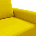 Sofa 3-osobowa, żółty, 180 cm, tapicerowana aksamitem  Lumarko!