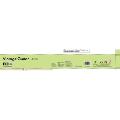 Drewniana Gitara Vintage dla Dzieci 3+ Lumarko!