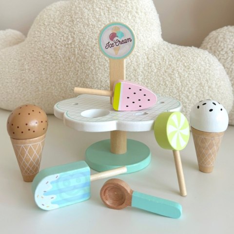 Drewniane Lody Magnetyczne na Stojaku Lumarko!