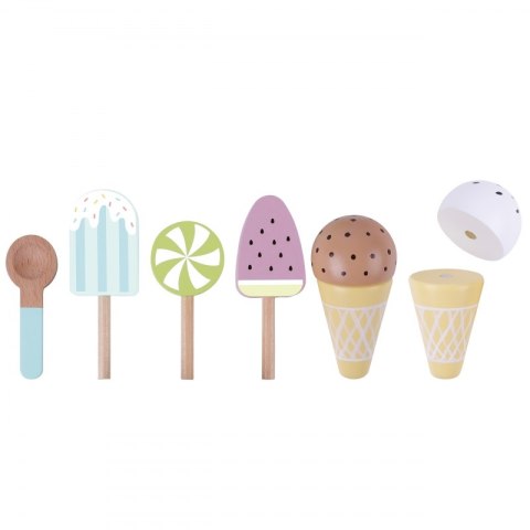 Drewniane Lody Magnetyczne na Stojaku Lumarko!