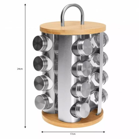  Stojak Na Przyprawy 16 Pojemników Klausberg Kb-7553 Lumarko!