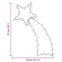 Świąteczne lampki spadająca gwiazda sylwetka, 80 LED  Lumarko!