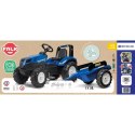 Traktor Na Pedały New Holland Duży Z Przyczepką Od 3 Lat  Lumarko!