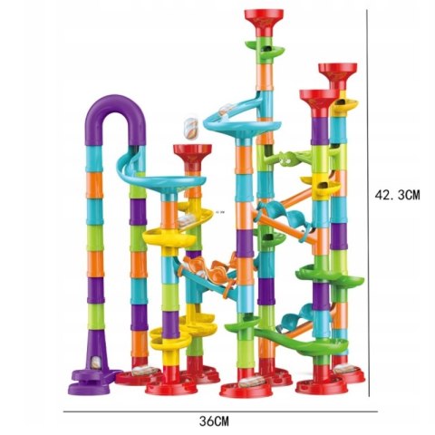 WOOPIE Kulodrom Tor Kulkowy Zestaw Spirala 113 el.  Lumarko!