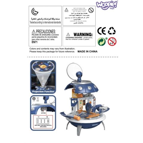 WOOPIE Warsztat 3w1 Plecak Projektor UFO 52 el. Lumarko!