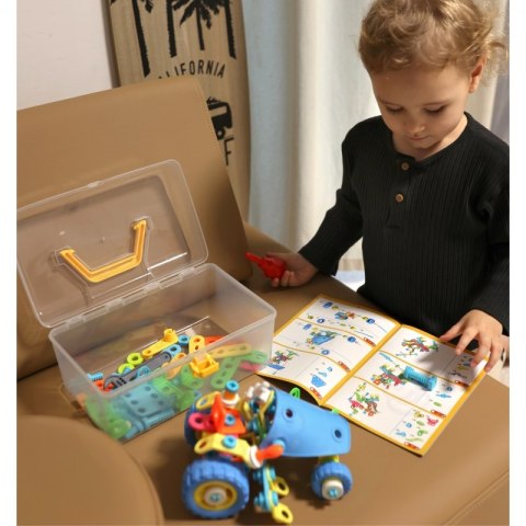 WOOPIE Zestaw Pojazdów Klocki Konstrukcyjny 6w1 STEM  Lumarko!