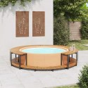  Obudowa jacuzzi, 273x53 cm, drewno akacjowe Lumarko!