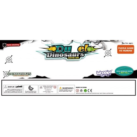 WOOPIE Bitwa Dinozaurów Gra Zręcznościowa Strzelanka Lumarko!