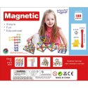 WOOPIE Klocki Magnetyczne Konstrukcyjne Układanka Kreatywna 180 el.  Lumarko!