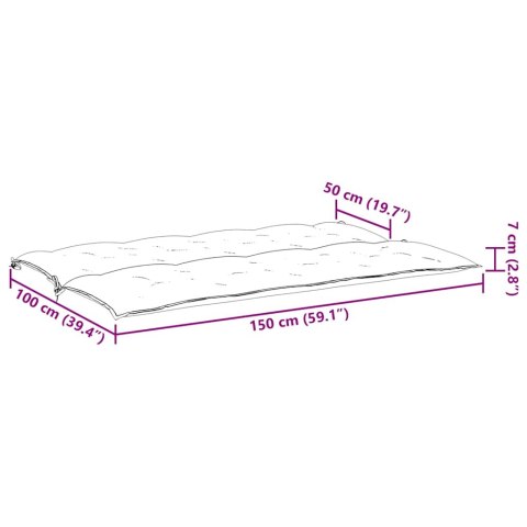  Poduszka na huśtawkę, kolor taupe, 150 cm, tkanina Lumarko!
