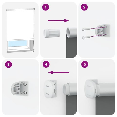 Roleta przeciwsłoneczna 80 x 175 cm morska Lumarko!