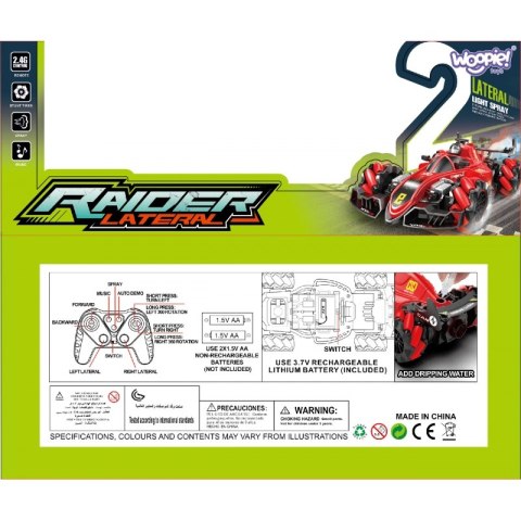 Zdalnie Sterowane Auto Kaskaderskie RAIDER - Efekt Dymu  Lumarko!