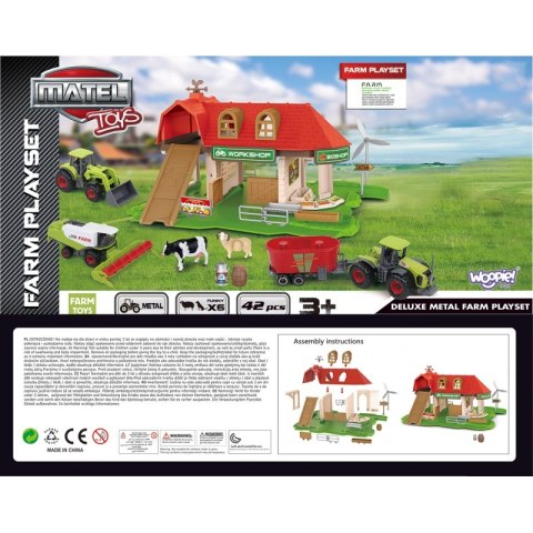 WOOPIE Zestaw Farma Zagroda Traktory + Figurki 42 el.  Lumarko!