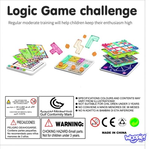 Zestaw Gier Planszowych Logicznych 10w1 Lumarko!