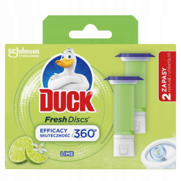 Duck Fresh Dick Zapas Krążek Żelowy do Wc 2x36ml Lime..