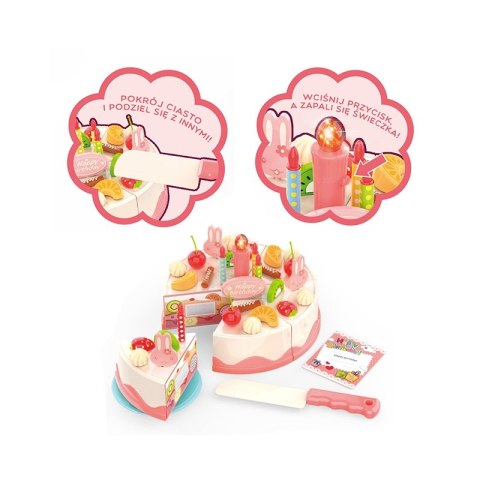  Tort Urodzinowy Do Krojenia Świeczki Owoce 40 El. Lumarko!