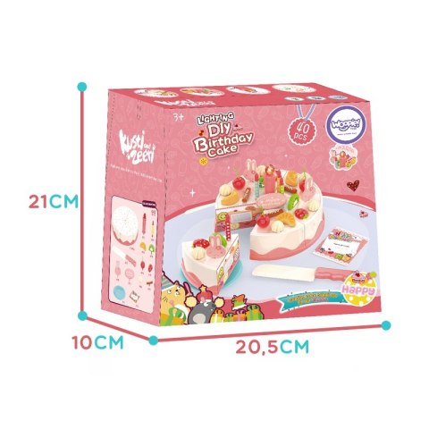  Tort Urodzinowy Do Krojenia Świeczki Owoce 40 El. Lumarko!