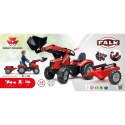 Traktor Massey Ferguson Czerwony na Pedały z Przyczepką od 3 Lat Lumarko!