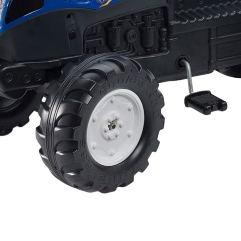 FALK Traktor na Pedały New Holland Duży z Przyczepką od 3 lat  Lumarko!