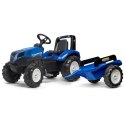 FALK Traktor na Pedały New Holland Duży z Przyczepką od 3 lat  Lumarko!