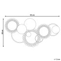 Dekoracja ścienna PLUTONIUM Metal Kolorowy 48 cm Lumarko!