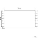 Dywan bawełniany 80 x 150 cm biało-czarny AGADIR Lumarko!