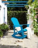 Fotel bujany ogrodowy ADIRONDACK Niebieski Lumarko!