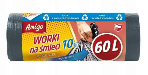 Gosia Amigo Worki Na Śmieci 60l 10szt 244...
