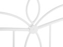 Łóżko Metal ANTLIA 180 x 200 cm Biały Lumarko!