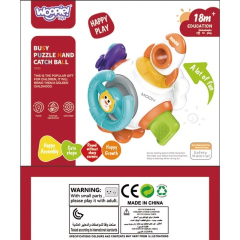 BABY Piłka Kosmiczna Rakieta 6w1 Montessori Lumarko!