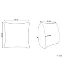 Poduszka dekoracyjna SERAMPORE Bawełna 50 x 50 cm Kolorowy Wzór geometryczny Lumarko!