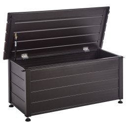 Skrzynia ogrodowa CAMPALTO Metal 113 cm 50 cm Ciemnobrązowy Lumarko!