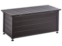 Skrzynia ogrodowa CAMPALTO Metal 113 cm 50 cm Ciemnobrązowy Lumarko!