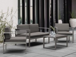 Sofa ogrodowa dla 2 osób SALERNO Metal Ciemnoszary Lumarko!