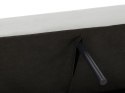 Sofa rozkładana welurowa jasnoszara VIMMERBY