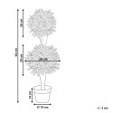 Sztuczna roślina doniczkowa 92 cm BUXUS BALL TREE Lumarko!