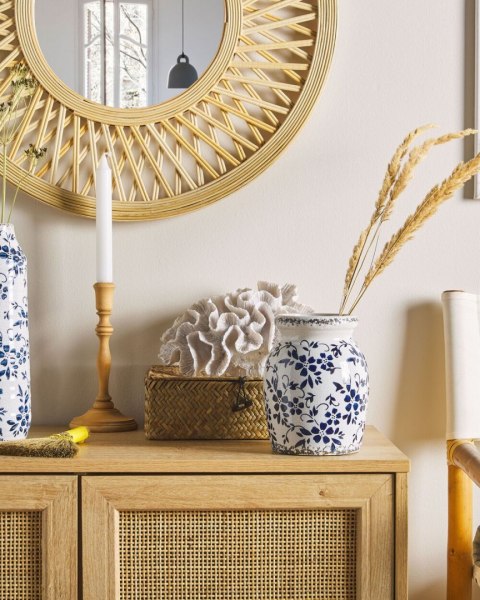 Wazon na kwiaty AMIDA Kamionka 18 cm Biały