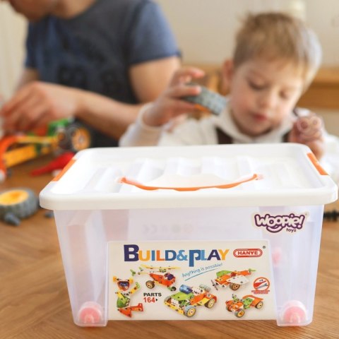 WOOPIE Zestaw Klocki Konstrukcyjne Pojazdy STEM 163 el.  Lumarko!