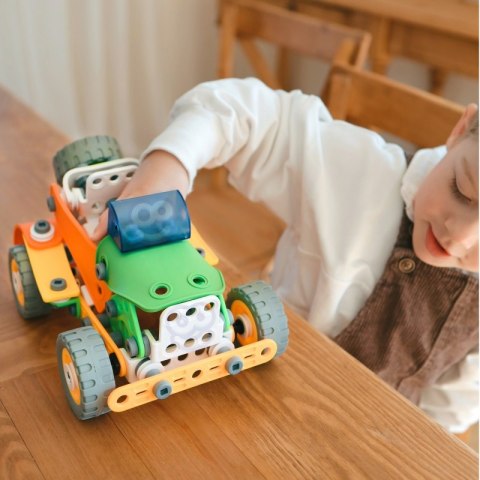 WOOPIE Zestaw Klocki Konstrukcyjne Pojazdy STEM 163 el.  Lumarko!