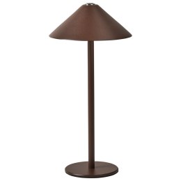 Bezprzewodowa lampa stołowa LED FRANCOLI Ze ściemniaczem Metal Brązowy Lumarko!